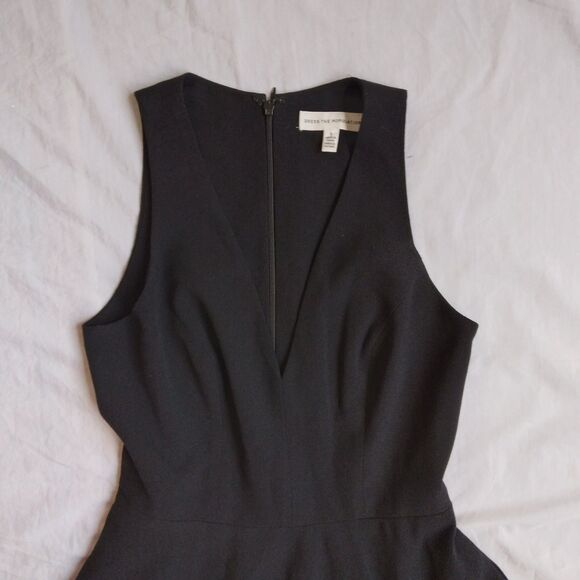 Dress The Population Catalina Fit & Flare Cocktail Dress Black Capsule  Piece S